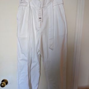 French connection white pants size 10
